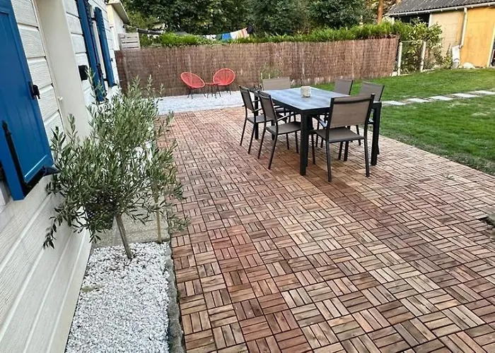 Cottage, L Etrille, Wifi Gratuit, Proche De La Mer, Jardin, Terrasse Vakantiehuis *