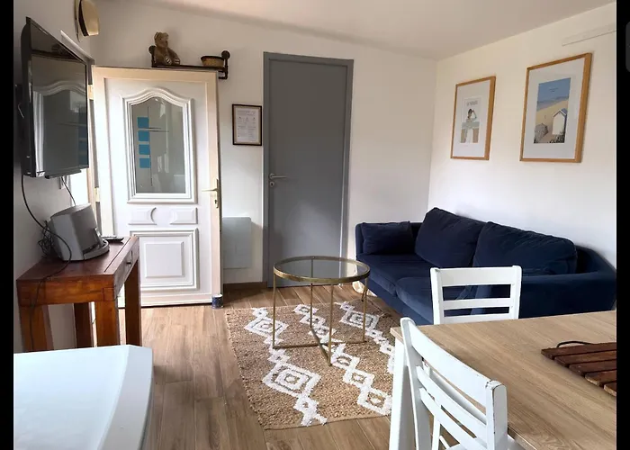Vakantiehuis Cottage, L Etrille, Wifi Gratuit, Proche De La Mer, Jardin, Terrasse